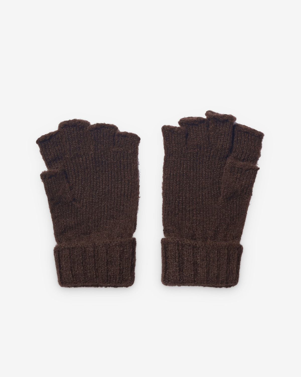 Brown Cut Out Gloves