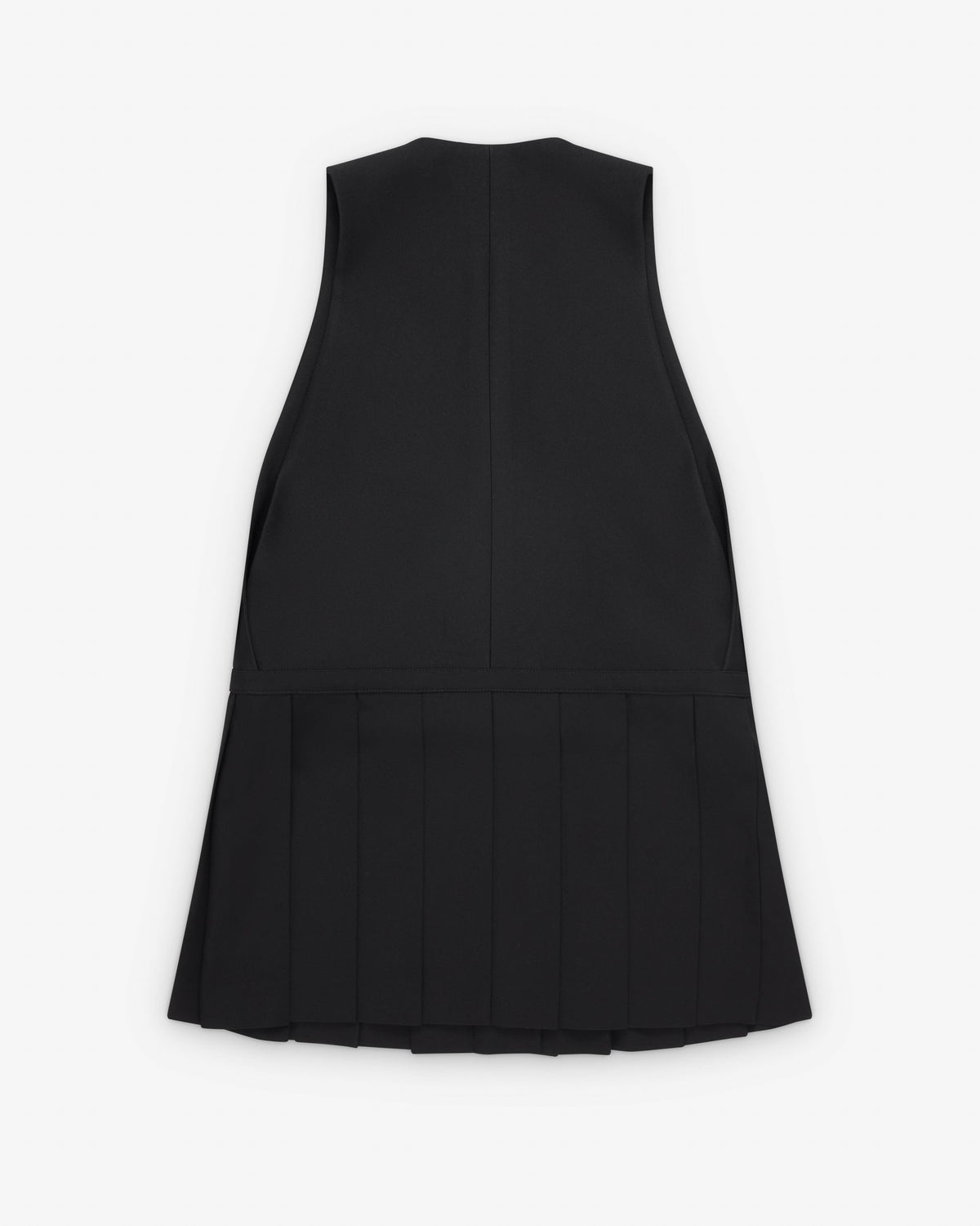 Black Polyester Short Dress