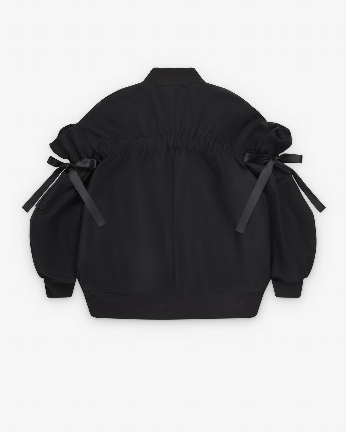 Black Bow Bomber Jacket
