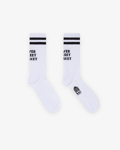 DSM White  Logo Socks