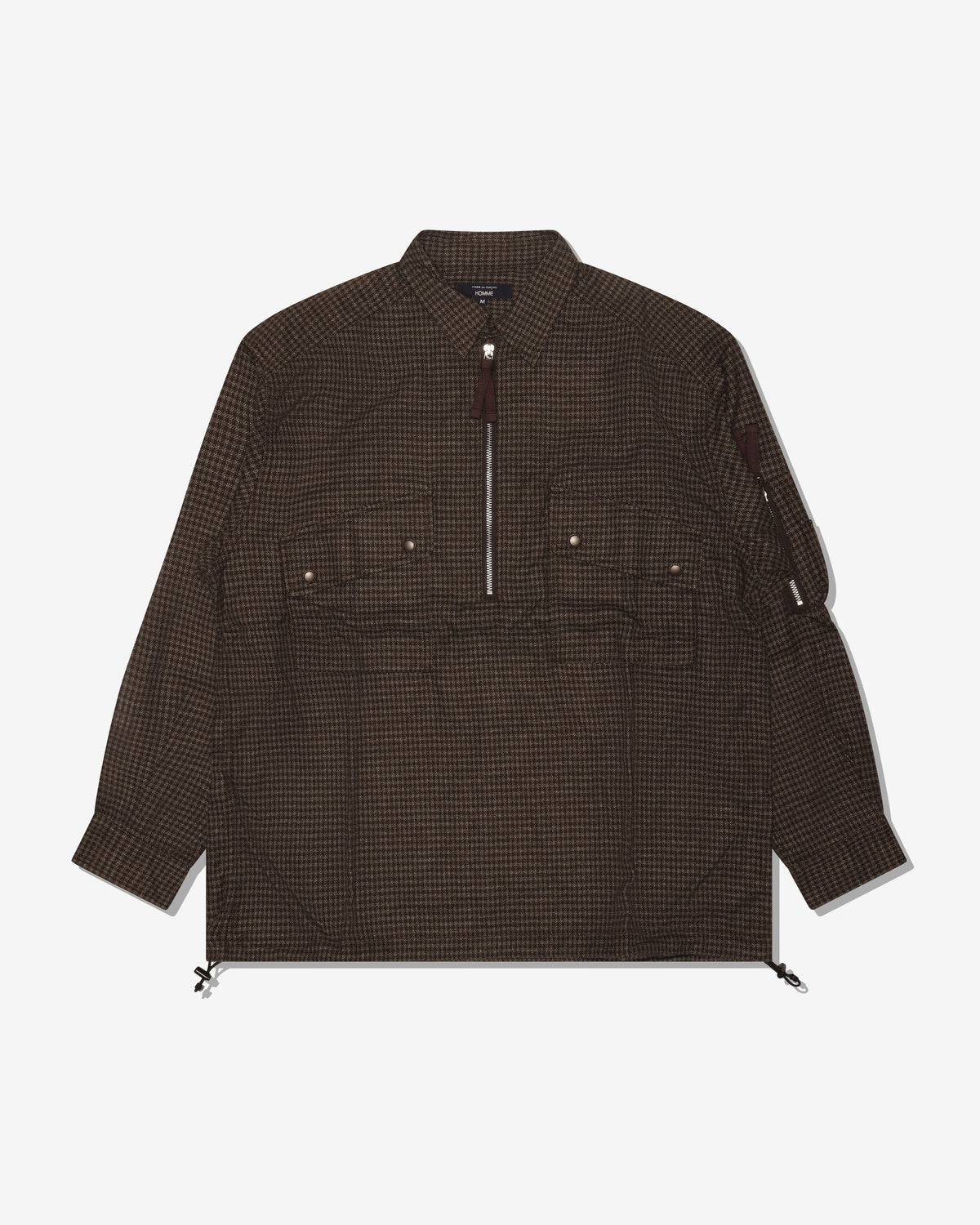Brown Half Zip Shirt