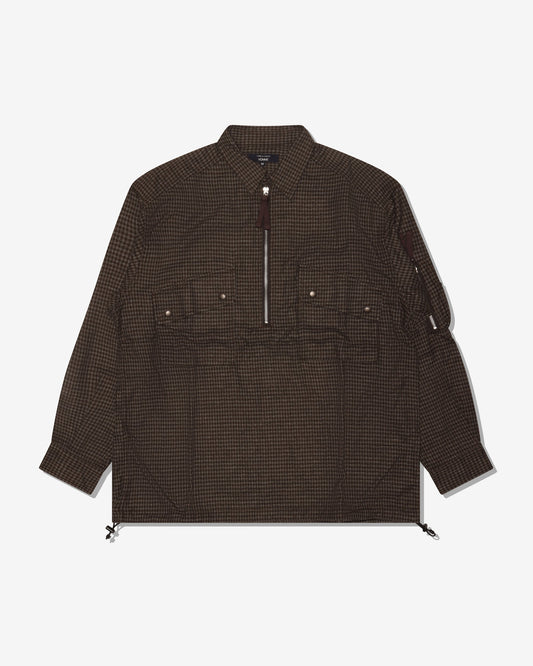 Brown Half Zip Shirt