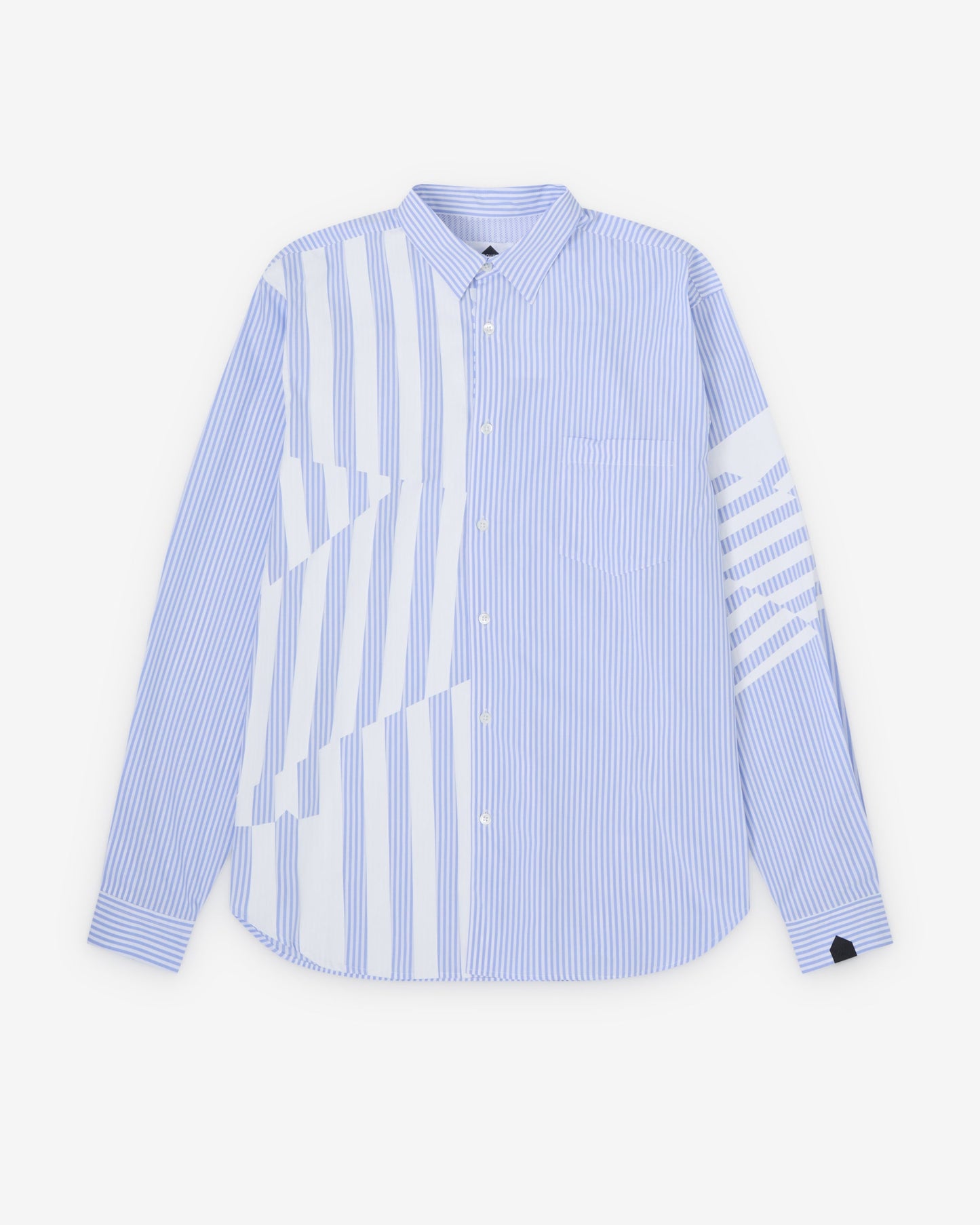 Blue Striped Cotton Shirt