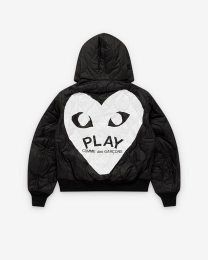 Black Puffer Hoodie