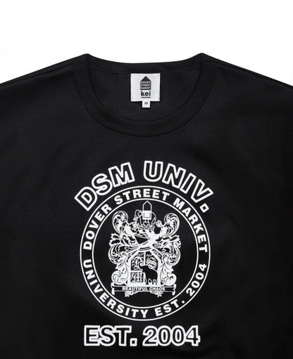 Black DSM University Tee - number3store.com