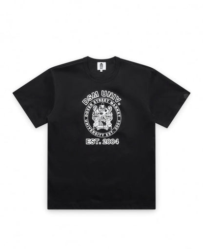 Black DSM University Tee - number3store.com