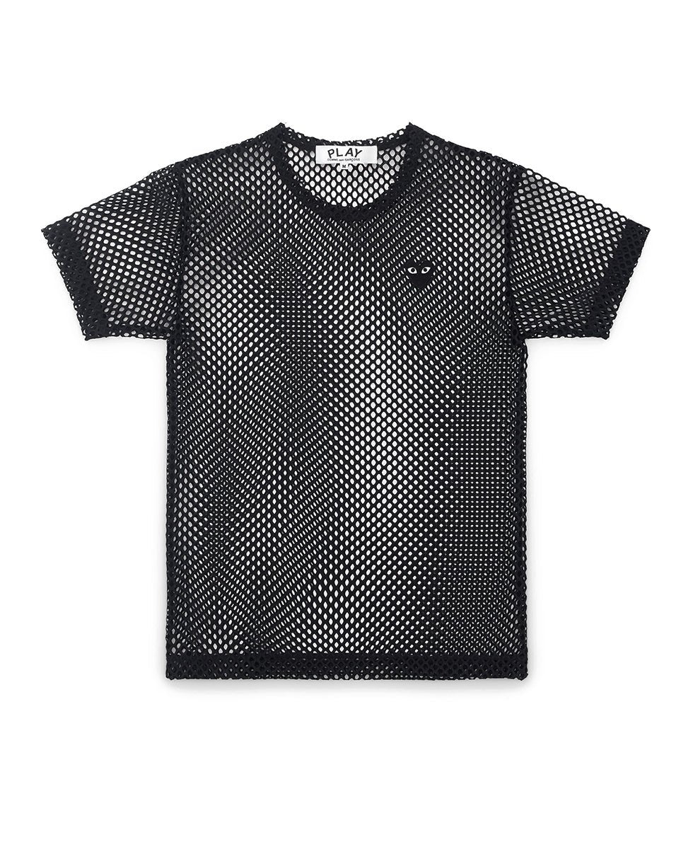 Black Heart Mesh T-Shirt - NUMBER 3