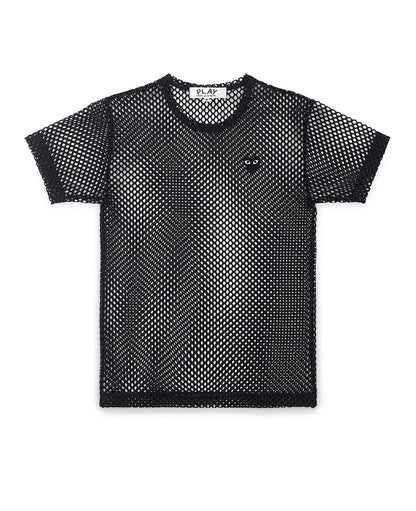 Black Heart Mesh T-Shirt - NUMBER 3