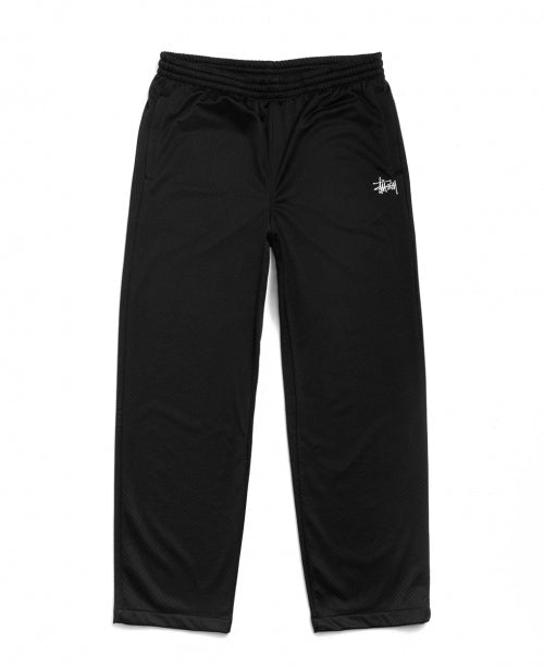 Black Mesh Track Pants - number3store.com