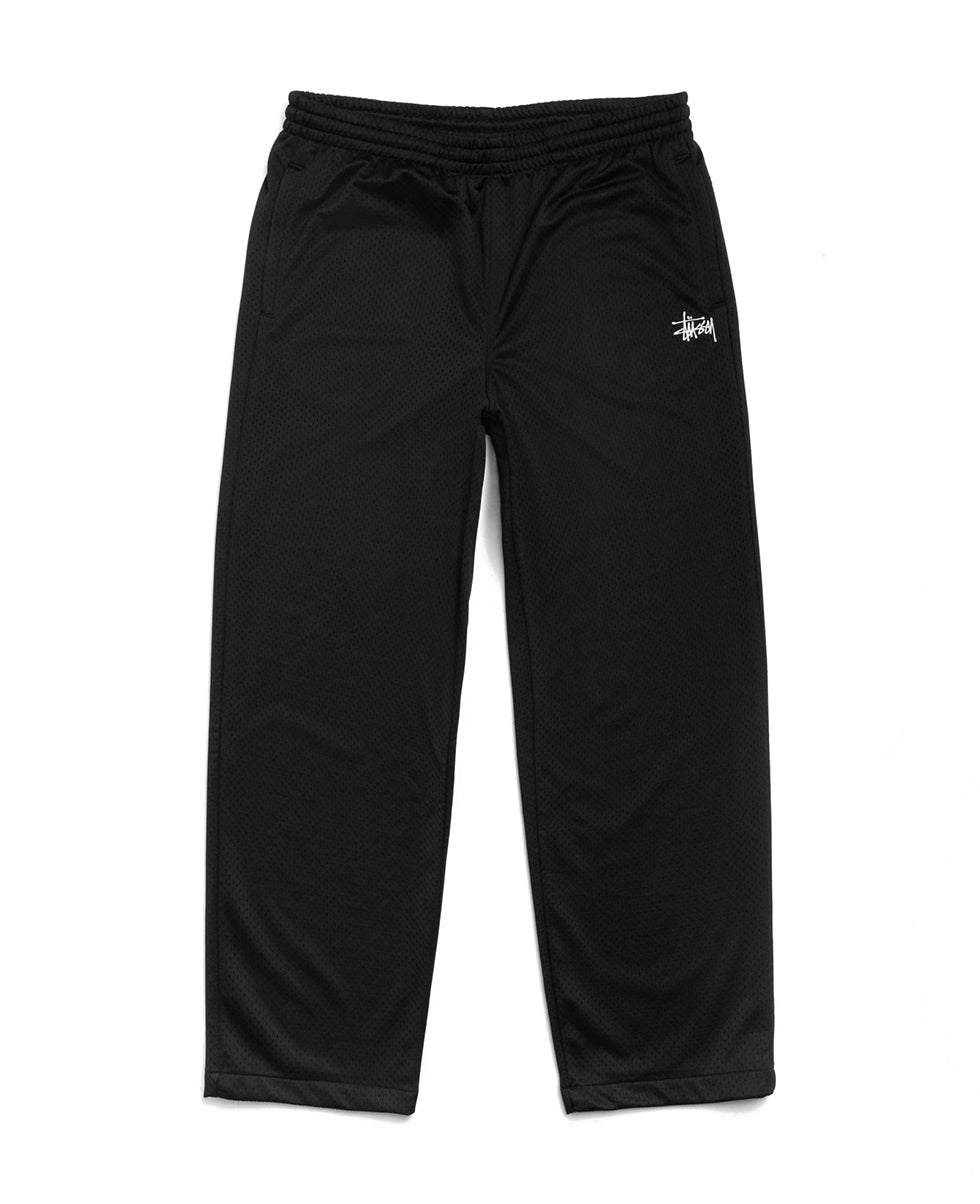 Black Mesh Track Pants - number3store.com