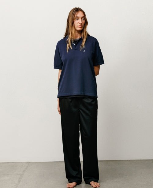 Black Mesh Track Pants - number3store.com