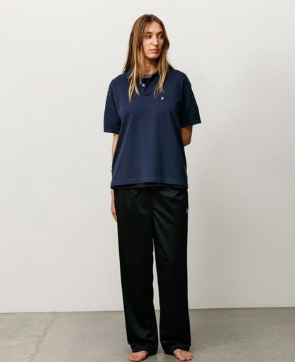 Black Mesh Track Pants - number3store.com