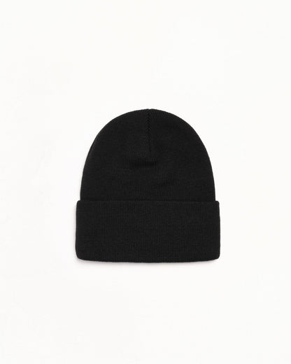 Black Stock Cuff Beanie - NUMBER 3