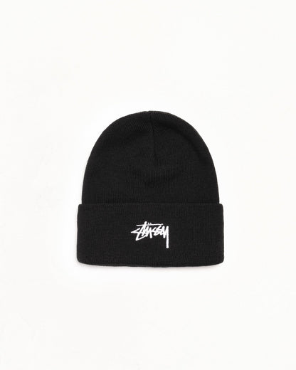 Black Stock Cuff Beanie - NUMBER 3