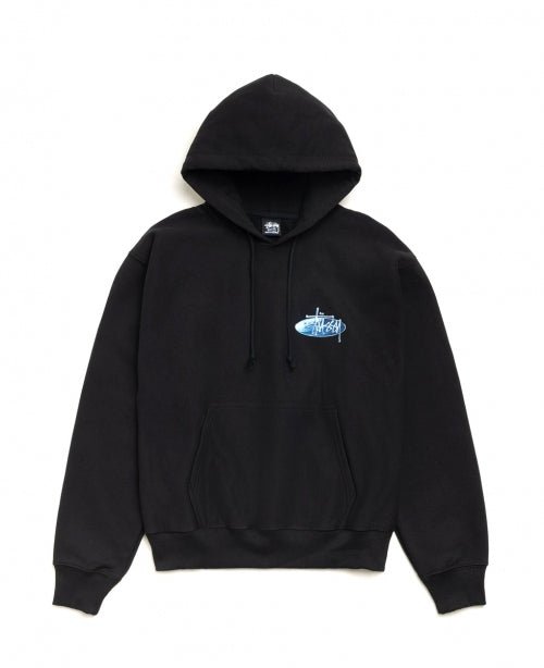 Black Wave Oval Hood - number3store.com
