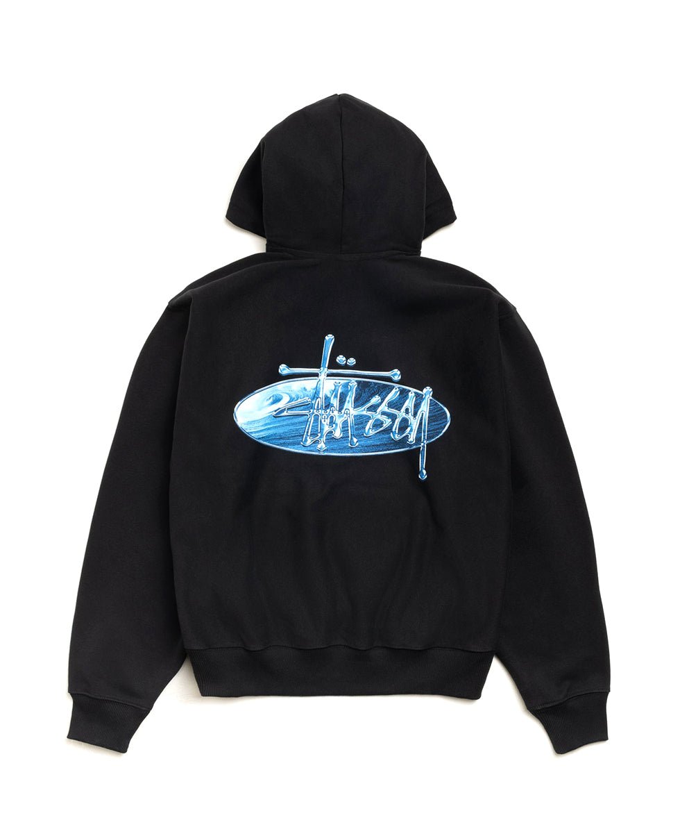 Black Wave Oval Hood - number3store.com