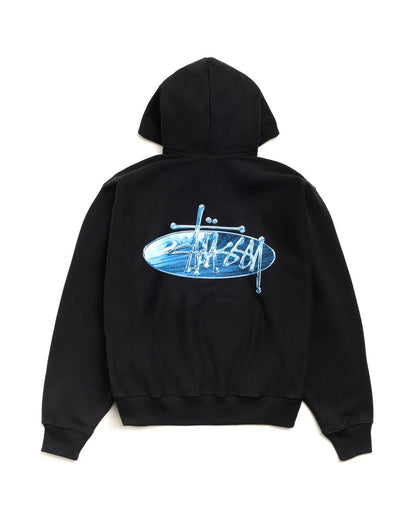 Black Wave Oval Hood - number3store.com