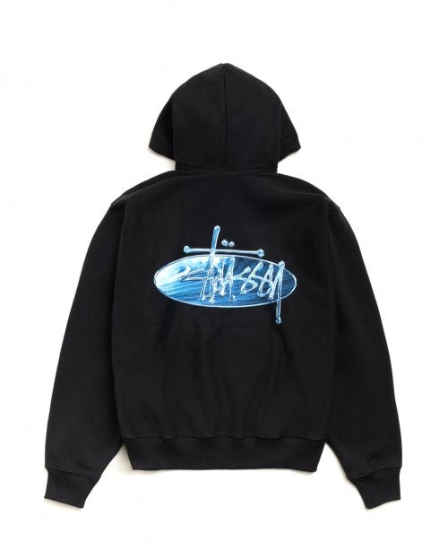 Black Wave Oval Hood - number3store.com