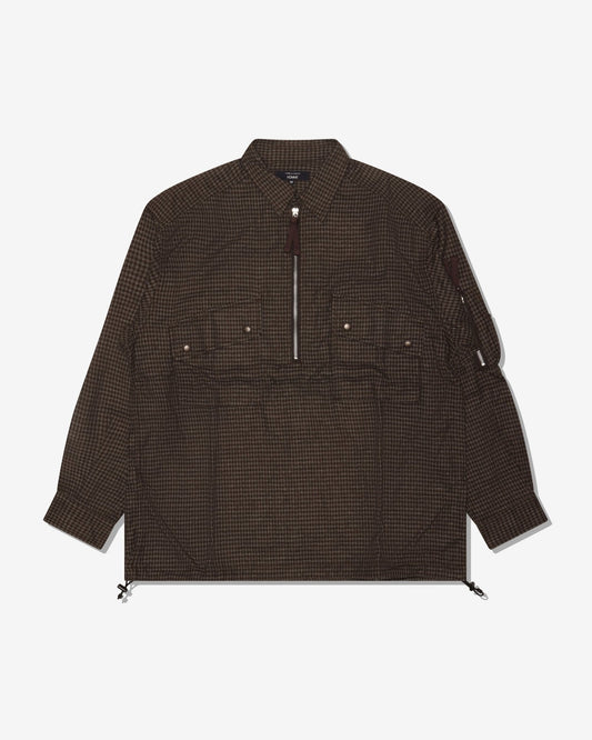 Brown Half Zip Shirt - NUMBER 3
