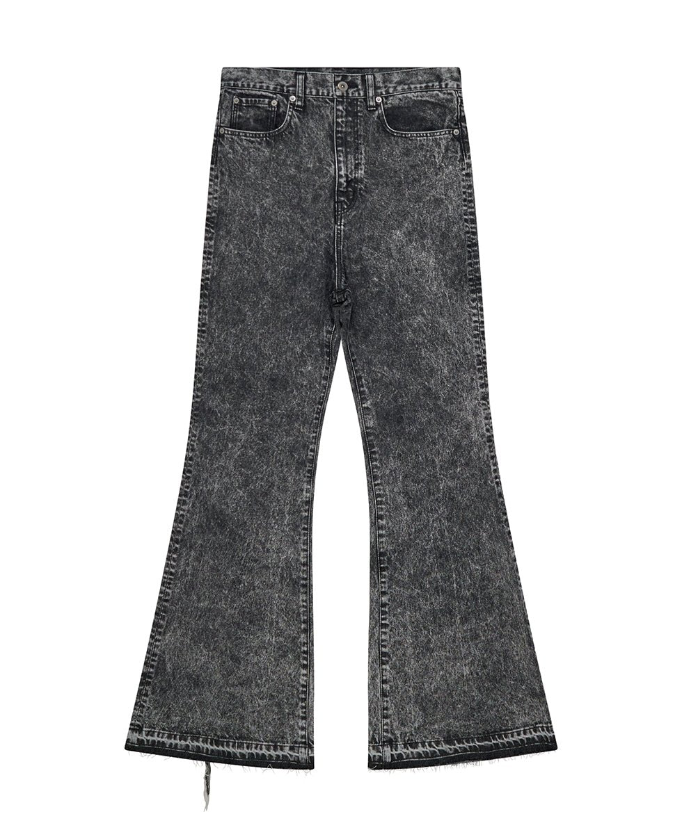 Distressed Denim Trousers - NUMBER 3