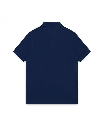 Navy Fred Perry Squares Polo - number3store.com