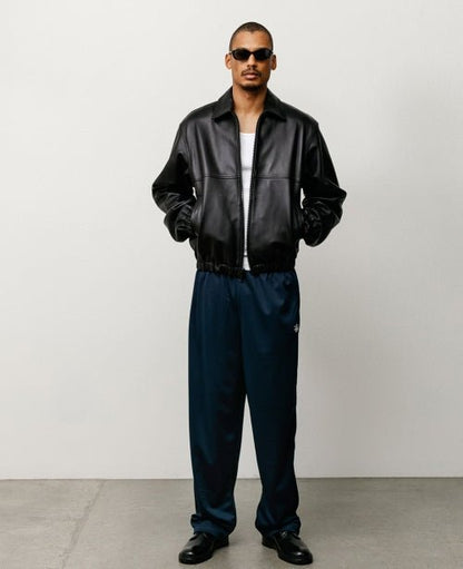 Navy Mesh Track Pants - number3store.com