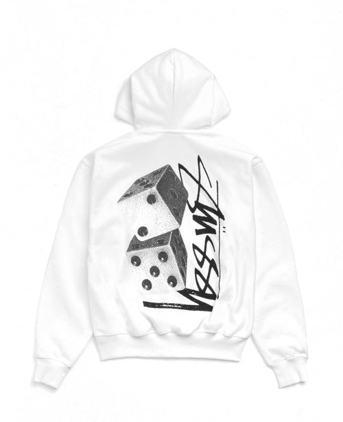 Off White Tall Dice Zip Hood - number3store.com