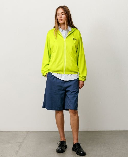 Safety Green Athletic Mesh Zip Hood - number3store.com
