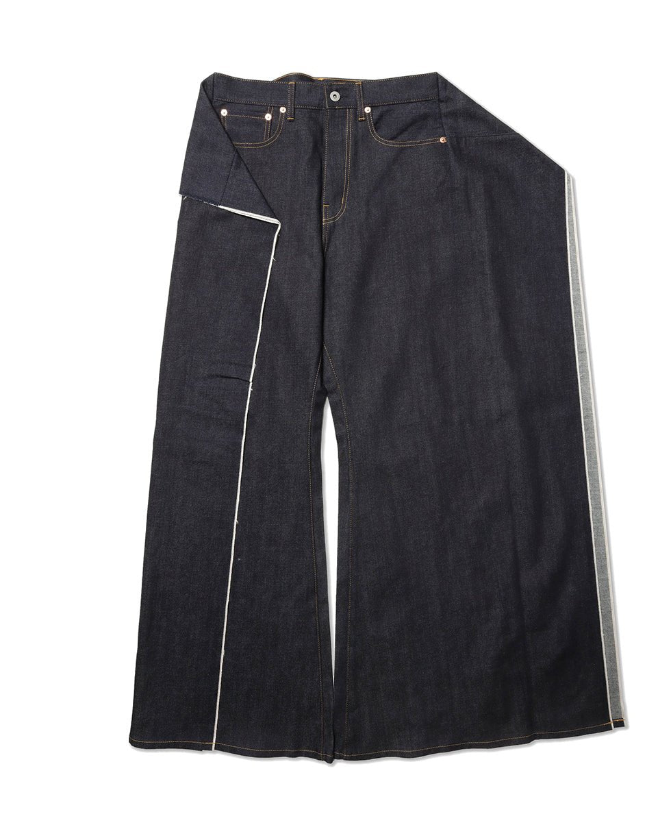 Unfinished Denim Trousers - number3store.com