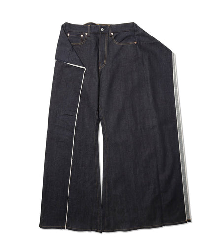 Unfinished Denim Trousers - number3store.com