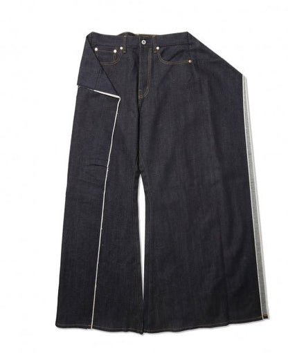 Unfinished Denim Trousers - number3store.com