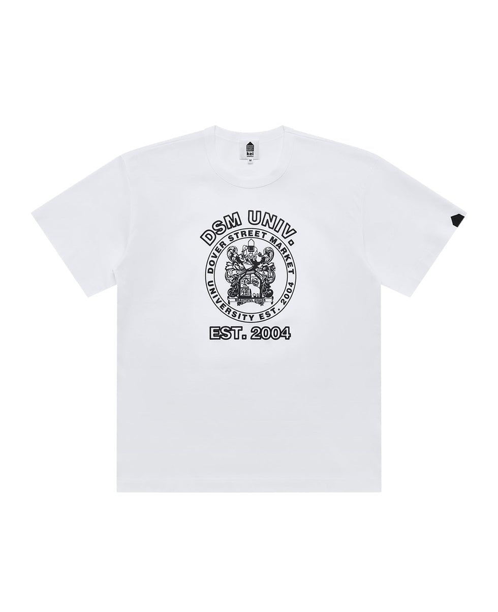 White DSM University Tee - number3store.com