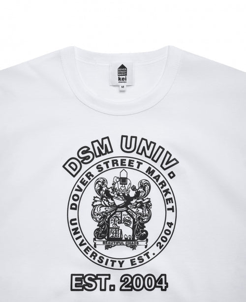 White DSM University Tee - number3store.com
